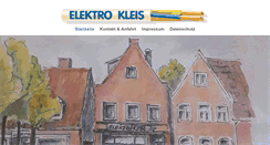 Desktop Screenshot of elektrokleis.de